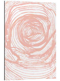 Aluminium print Abstract Pink Well