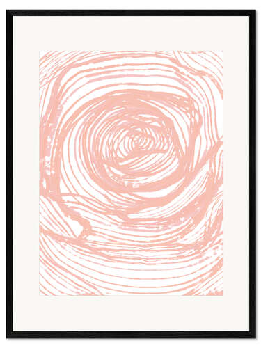 Framed art print Abstract Pink Well