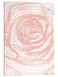 Quadro em plexi-alumínio Abstract Pink Well