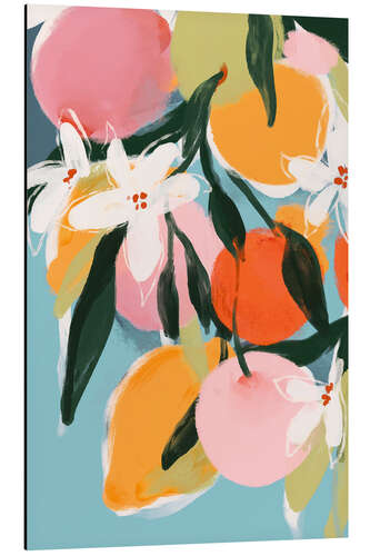 Tableau en aluminium Fruity Summer III