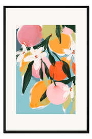 Gerahmter Kunstdruck Fruchtiger Sommer III