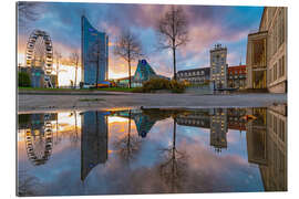 Gallery print Leipzig - Augustusplatz mirrored