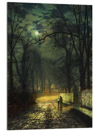 Gallery print A moonlit lane