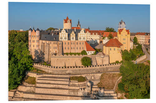 Foam board print Bernburg Castle in Saxony-Anhalt