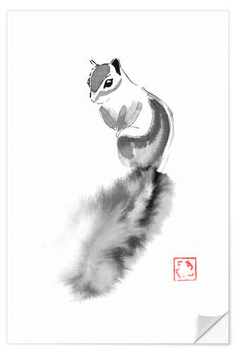 Sticker mural Squirrel