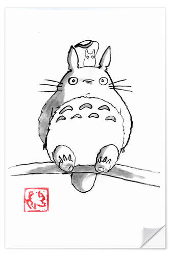 Vinilo para la pared Totoro