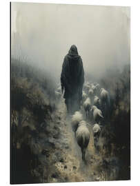 Magnettafel "Meine Schafe hören meine Stimme"