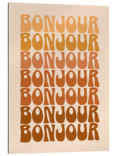 Gallery Print Bonjour Groovy 70s