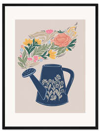 Gerahmter Kunstdruck Gartenpracht