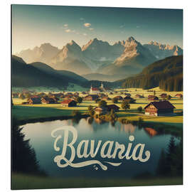 Magnettafel Bayerische Landschaft, Deutschland