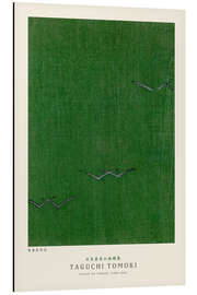 Stampa su alluminio Yatsuo No Tsubaki - Birds Green II