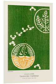 Foam board print Yatsuo No Tsubaki Green II