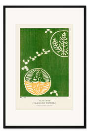 Gerahmter Kunstdruck Yatsuo No Tsubaki Grün II