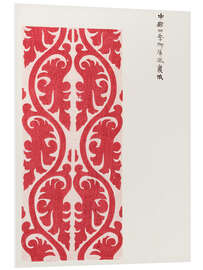 Foam board print Yatsuo No Tsubaki Red III