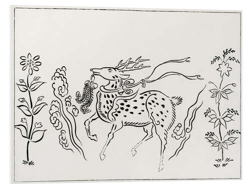 Foam board print Yatsuo No Tsubaki - Deer