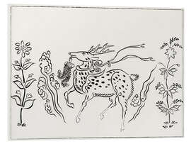 Foam board print Yatsuo No Tsubaki - Deer