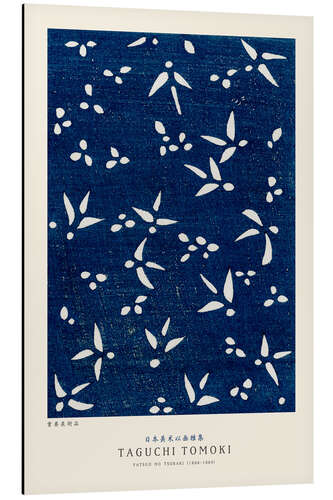 Obraz na aluminium Yatsuo No Tsubaki Blue II