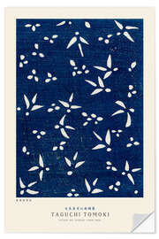 Wandsticker Yatsuo No Tsubaki Blau II - Taguchi Tomoki