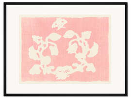 Gerahmter Kunstdruck Yatsuo No Tsubaki Rosa II