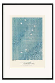 Gerahmter Kunstdruck Yatsuo No Tsubaki Hellblau III
