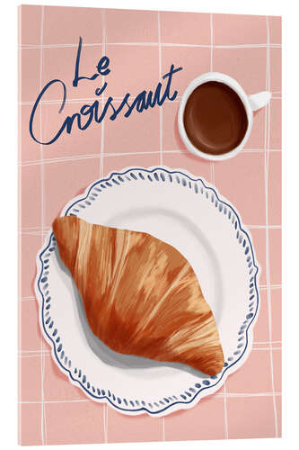 Acrylic print Le Croissant