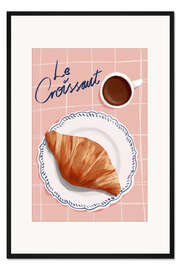 Gerahmter Kunstdruck Le Croissant