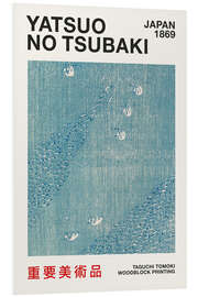 Quadro em PVC Yatsuo No Tsubaki Light Blue II