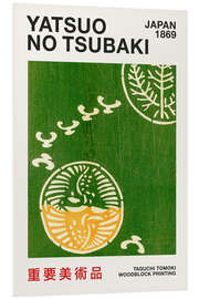 Foam board print Yatsuo No Tsubaki Green III