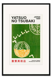 Gerahmter Kunstdruck Yatsuo No Tsubaki Grün III