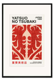 Gerahmter Kunstdruck Yatsuo No Tsubaki Rot I