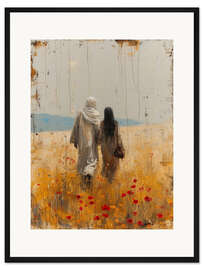 Gerahmter Kunstdruck Der Weg, die Wahrheit und das Leben - DejaReve