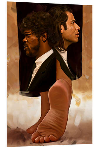 Stampa su PVC Tarantino's trademark, Pulp Fiction