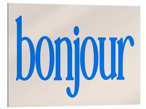 Gallery print Bonjour in Blue