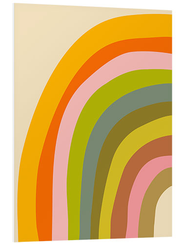 Stampa su PVC Colourful Abstract Rainbow