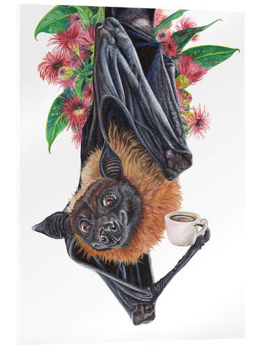 Akryylilasitaulu Batty Before Coffee