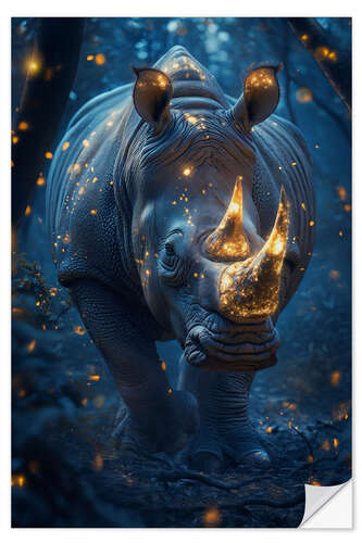 Wall sticker Rhino Sparks