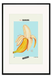 Gerahmter Kunstdruck Naughty Banana