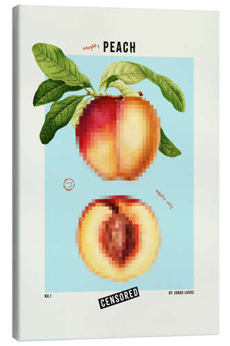 Canvas print Naughty Peach