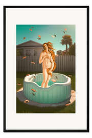 Gerahmter Kunstdruck Pool Venus