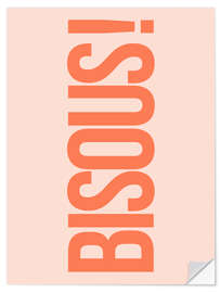 Wall sticker Peach Fuzz Bisous