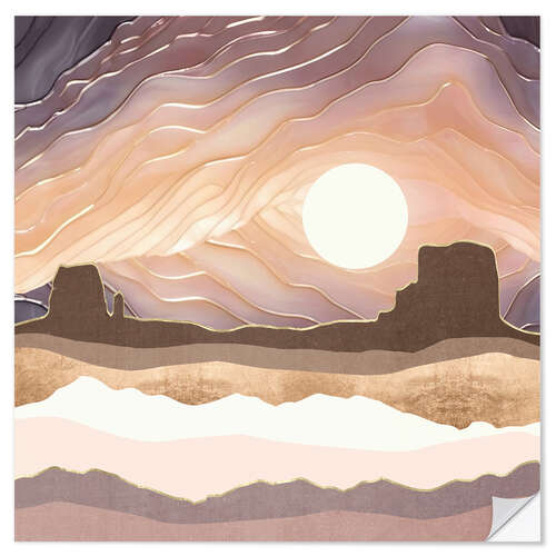 Naklejka na ścianę Desert Sky