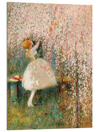 Tableau en plexi-alu Sous l'arbre rose
