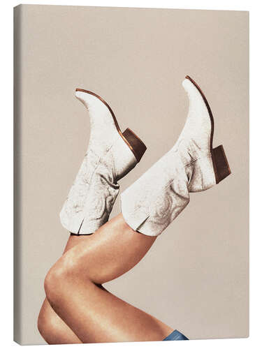 Canvas print These Boots - Neutral