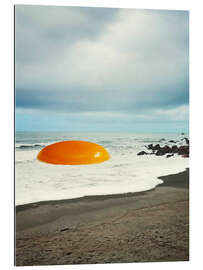 Tableau en plexi-alu Beach Egg