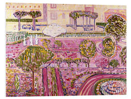 Foam board print The Pink Garden, 1907