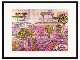 Gerahmter Kunstdruck Der Rosa Garten, 1907