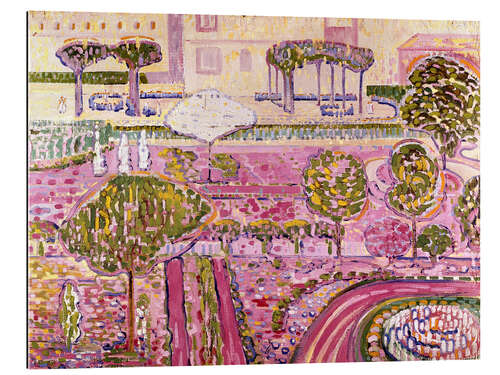 Quadro em plexi-alumínio The Pink Garden, 1907