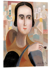 Cuadro de metacrilato Young Woman with a Pipe, 1920