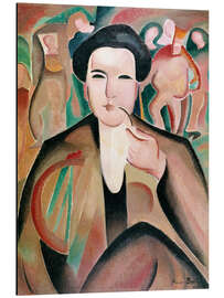 Magnettafel Portrait von Arthur Honegger in "Roi David", 1922