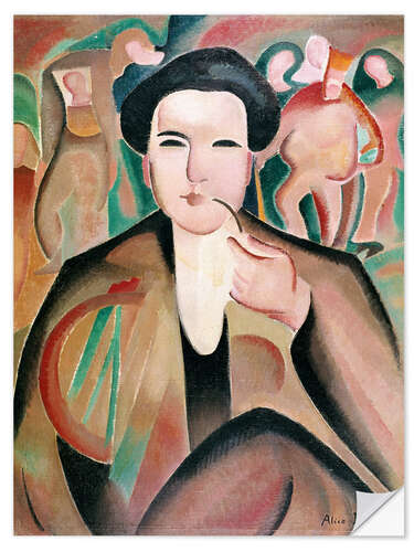 Naklejka na ścianę Portrait of Arthur Honegger in "Roi David", 1922